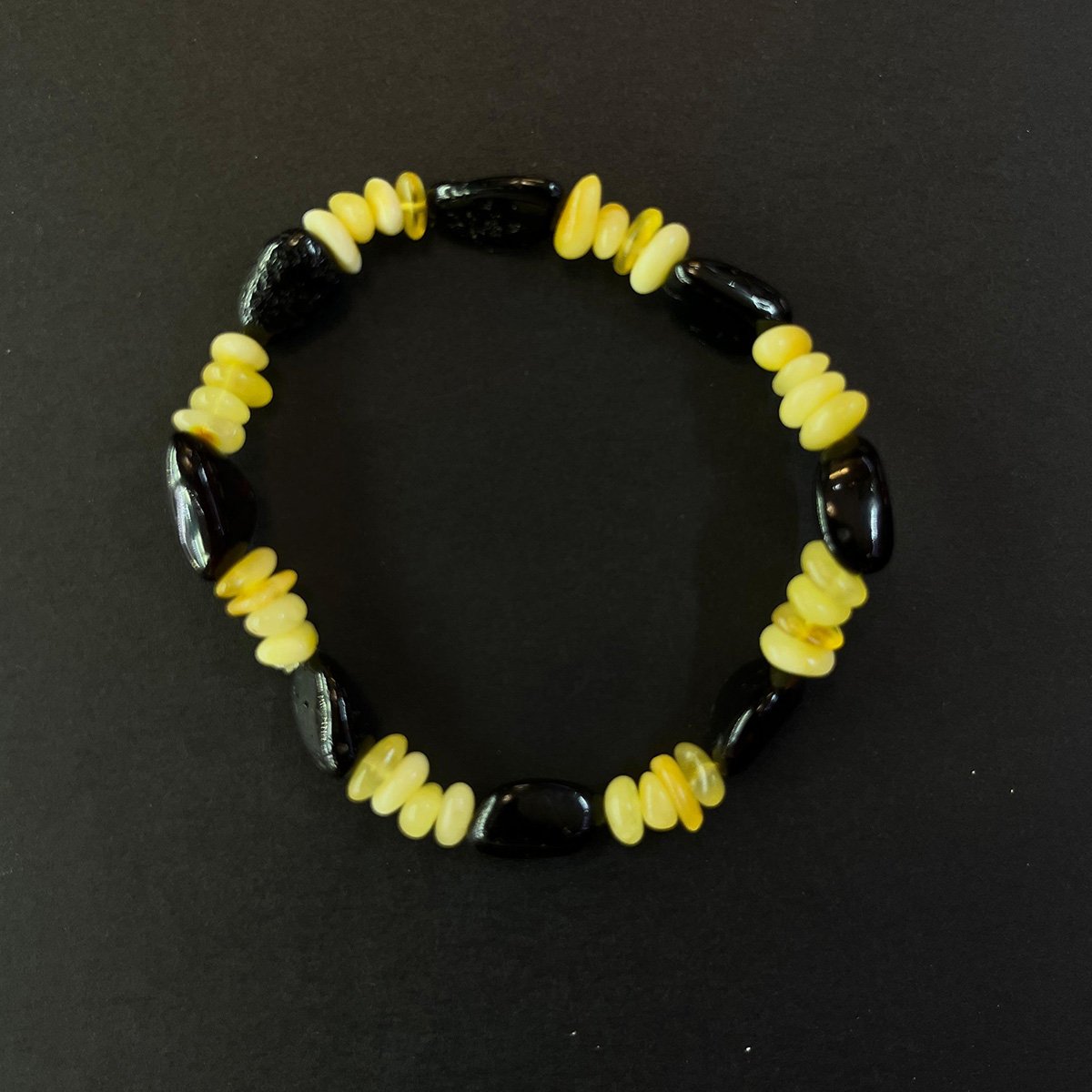 Konyak Renk Ukrayna Damla Kehribar Bileklik 4 (gr)