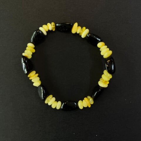 Konyak Renk Ukrayna Damla Kehribar Bileklik 4 (gr)