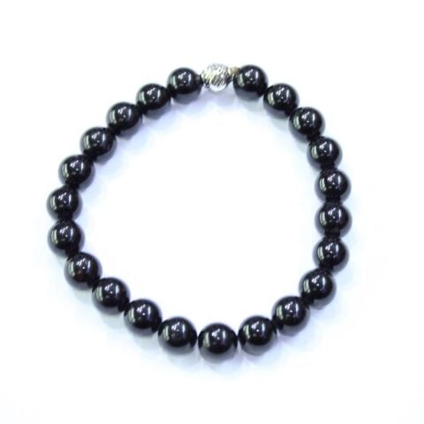 Turmalin Siyah Doğal Taş Bileklik