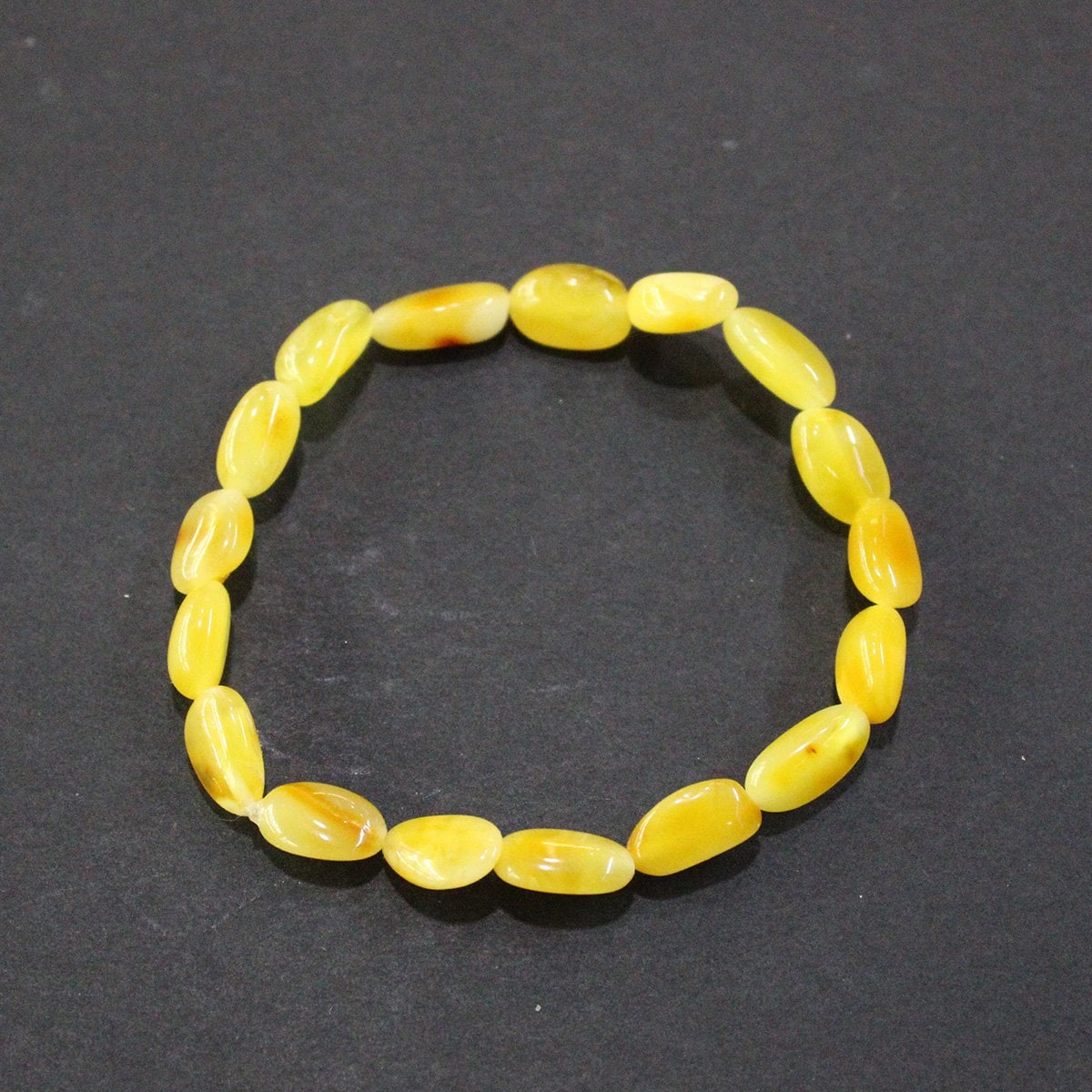 Ukrayna Damla Kehribar Bileklik Portakal Renk 5 (gr)