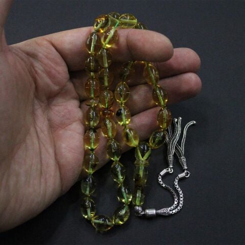 Kaliningrad Toprak Fosilli Beyzi Damla Kehribar 8,3*12,5 (mm)