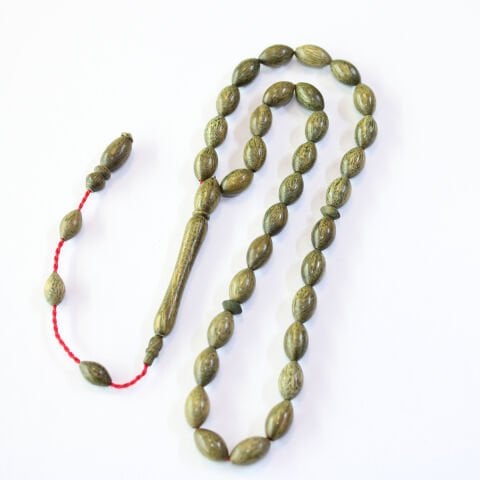 Yeşil Pelesenk Beyzi Tespih 7*11,5 (mm)