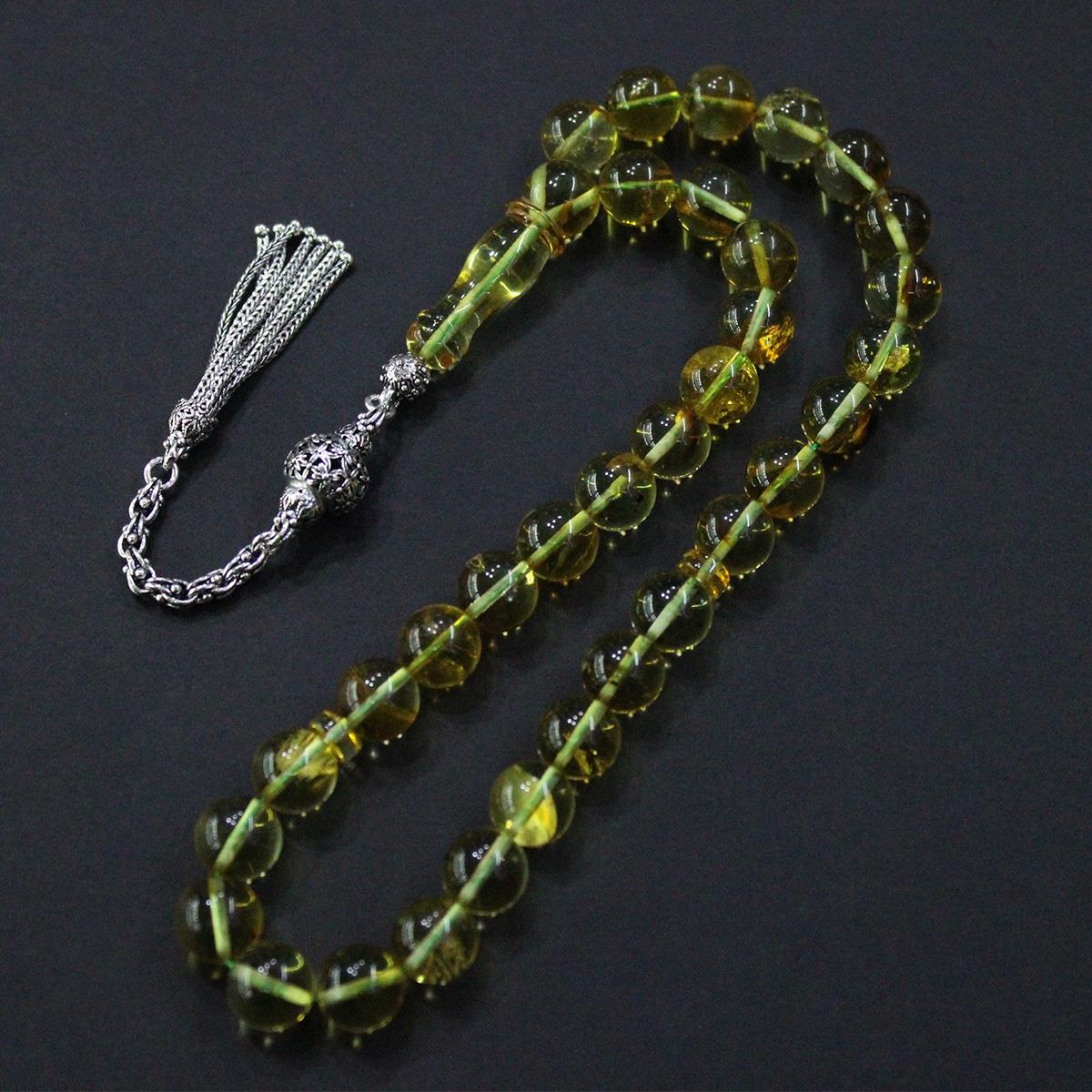 Kaliningrad Toprak Fosilli Küre Damla Kehribar 9,3 (mm)