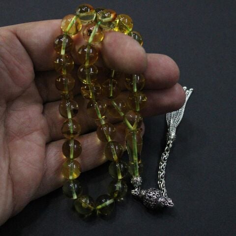 Kaliningrad Toprak Fosilli Küre Damla Kehribar 9,3 (mm)