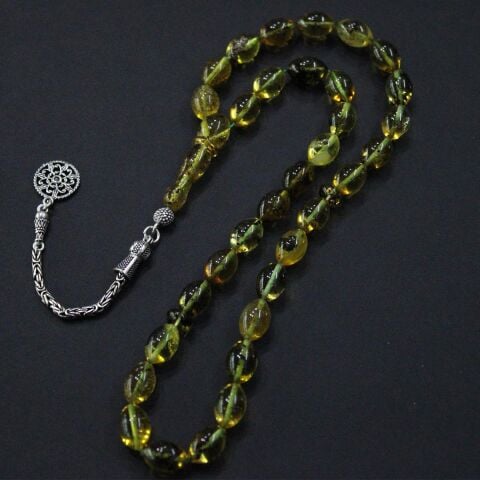 Kaliningrad Toprak Fosilli Beyzi Damla Kehribar 8,5*12,7 (mm)