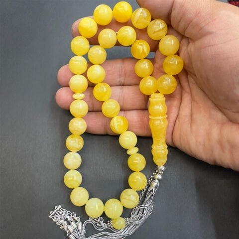 Akça Kaliningrad Damla Kehribar Küre Tespih 12,5 (mm)