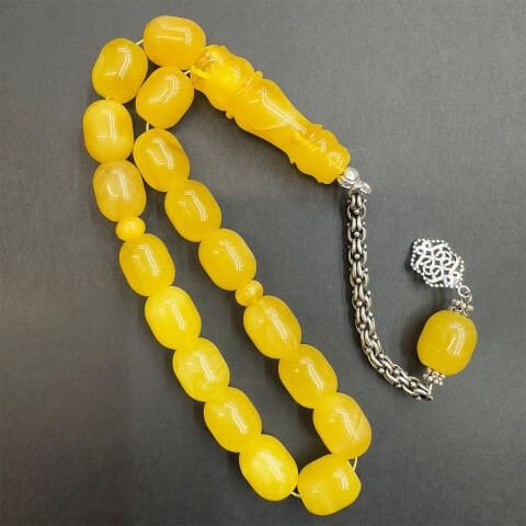 Kaliningrad Maskot Damla Kehribar Tespih 13*15,5 (mm)