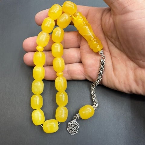 Kaliningrad Maskot Damla Kehribar Tespih 13*15,5 (mm)