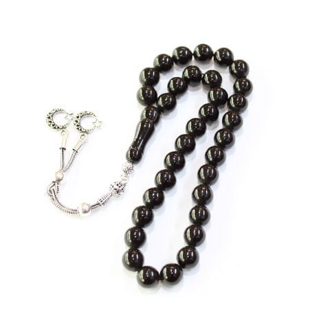 Oltu Taşı Tespih Küre Kesim 9 (mm)