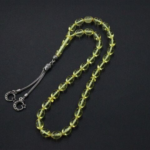 Şeffaf Kaliningrad Damla Kehribar Tespih 7,5*11 (mm)