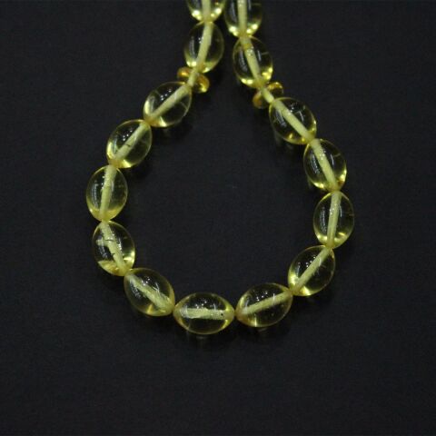 Şeffaf Kaliningrad Damla Kehribar Tespih 7,5*11 (mm)