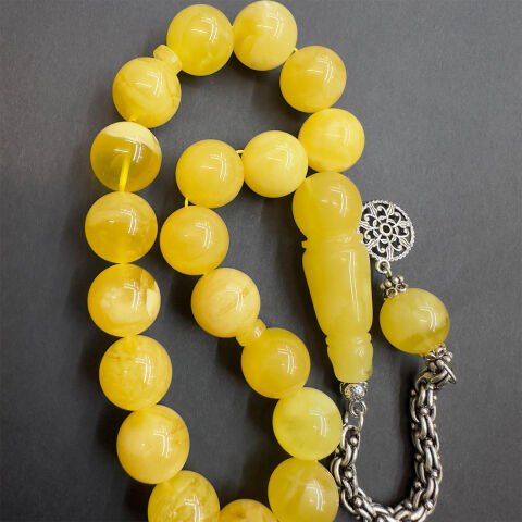 Kaliningrad Maskot Damla Kehribar Tespih 13 (mm)