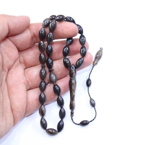 Bufalo Boynuzu Tespih Beyzi Model 7*12 (mm)