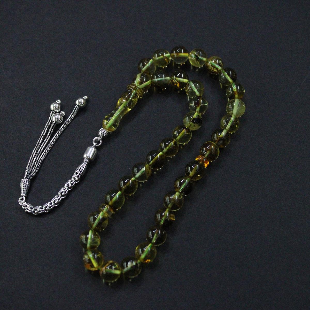 Kaliningrad Toprak Fosilli Küre Damla Kehribar 8,3 (mm)