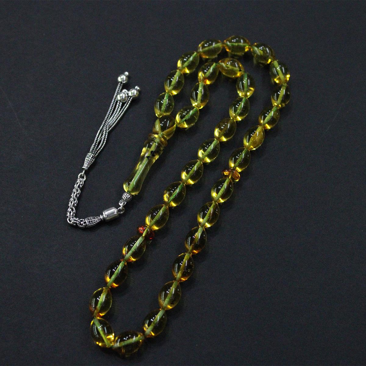 Kaliningrad Toprak Fosilli Beyzi Damla Kehribar 8.3*12,5 (mm)