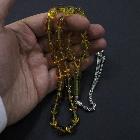 Kaliningrad Toprak Fosilli Beyzi Damla Kehribar 8.3*12,5 (mm)