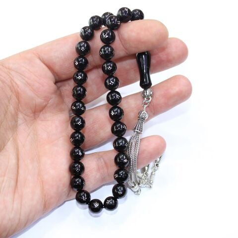 12'li İşleme Oltu Taşı Küre Kesim 8,5 (mm)