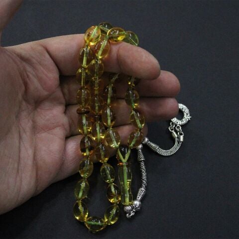 Kaliningrad Toprak Fosilli Beyzi Damla Kehribar 8,3*12,4 (mm)