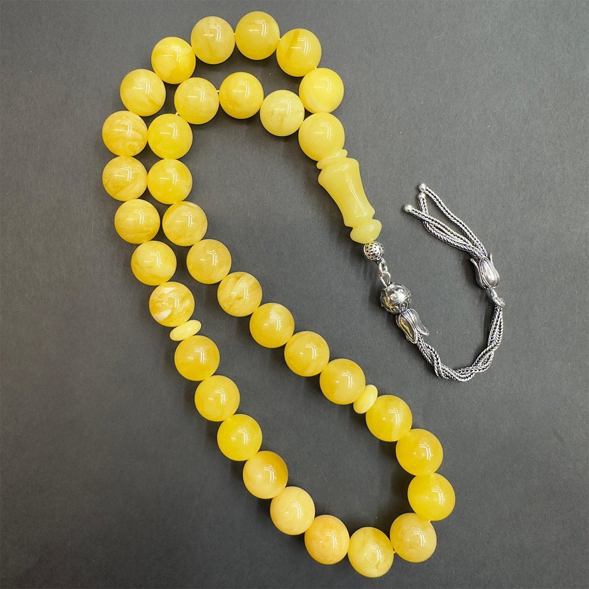 Kaliningrad Damla Kehribar Küre Tespih 11,5 (mm)