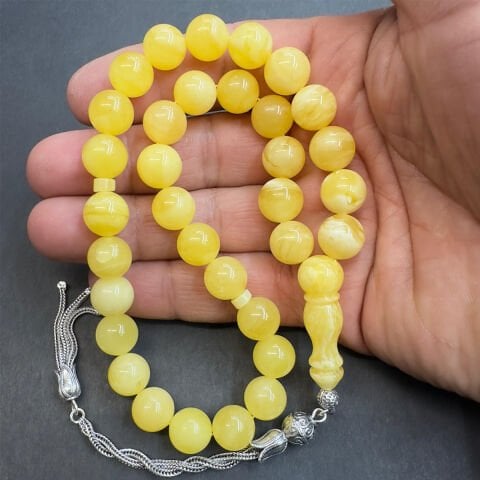 Kaliningrad Damla Kehribar Küre Tespih 10,5 (mm)