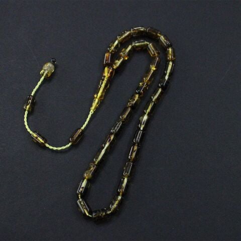 Sistemli Kaliningrad Toprak Fosilli Damla Kehribar 7*12 (mm)