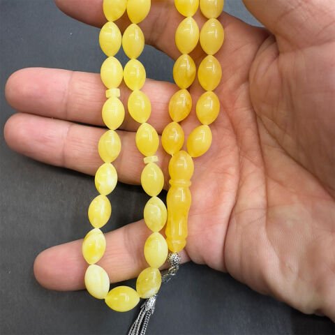 Kaliningrad Damla Kehribar Beyzi Tespih 8*12 (mm)