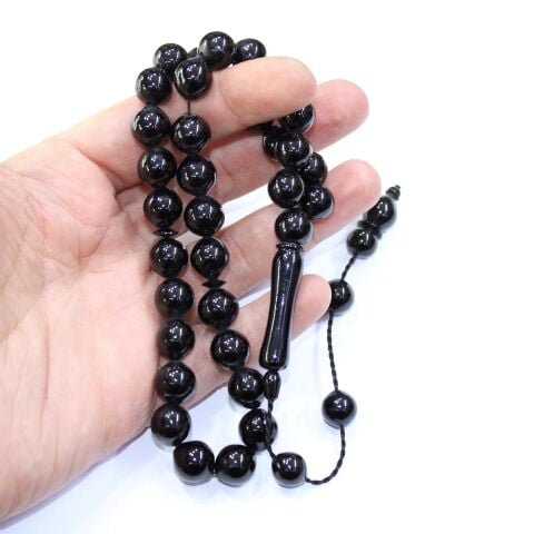 Sistemli Süzme Oltu Taşı Tespih 10,7 (mm)