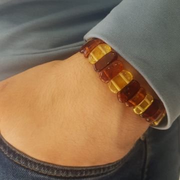 Şeffaf Karma Kaliningrad Damla Rolex Model Bileklik 7,8 (gr)