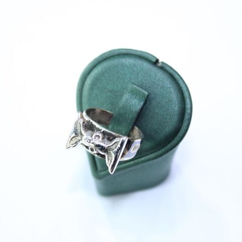 Antika Savatlı Unisex Gümüş Yüzük Model No - 21