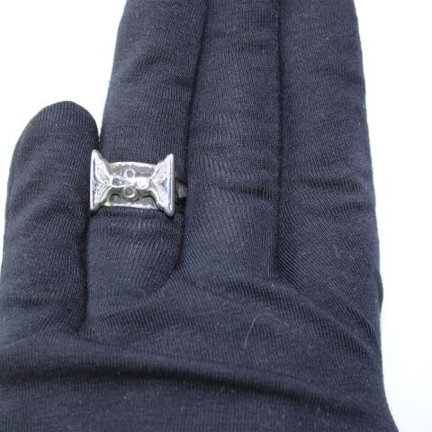 Antika Savatlı Unisex Gümüş Yüzük Model No - 21