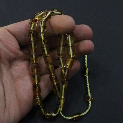 Sistemli Kaliningrad Toprak Fosilli Damla Kehribar 6,5*10 (mm)