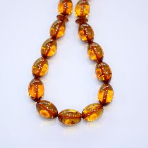 Şeffaf Kaliningrad Damla Kehribar Tespih 8*11,5 (mm)