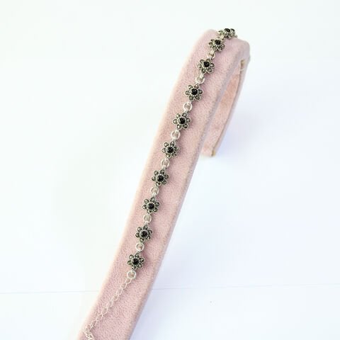 Oltu Taşı Markazit Gümüş Bileklik Model - 18