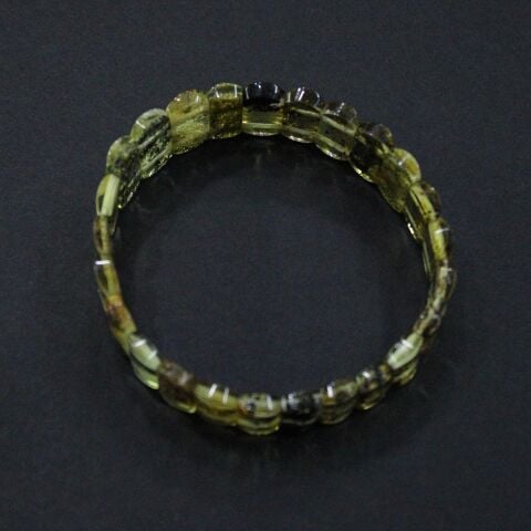 Toprak Fosilli Kaliningrad Damla Kehribar Rolex Bileklik 9 (gr)