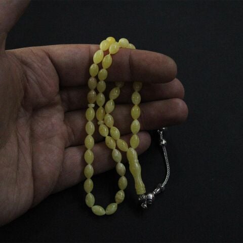 45 lik Kaliningrad Damla Kehribar Beyzi Tespih 5*8 (mm)