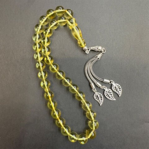 Şeffaf Kaliningrad Damla Kehribar Tespih 8,5 (mm)