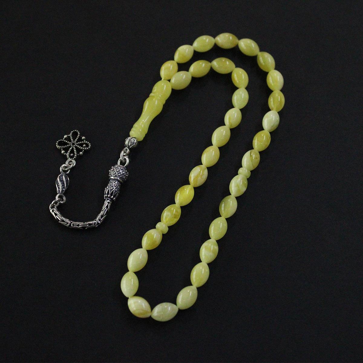 Kaliningrad Damla Kehribar Beyzi Tespih 6*9,5 (mm)