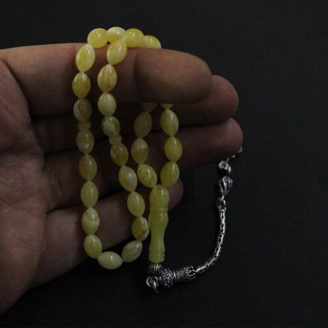 Kaliningrad Damla Kehribar Beyzi Tespih 6*9,5 (mm)