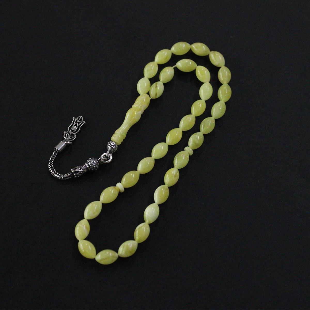 Kaliningrad Damla Kehribar Beyzi Tespih 5,5*8,5 (mm)