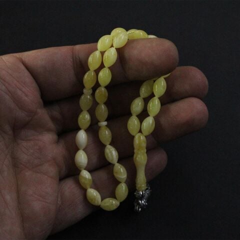 Kaliningrad Damla Kehribar Beyzi Tespih 5,5*8,5 (mm)