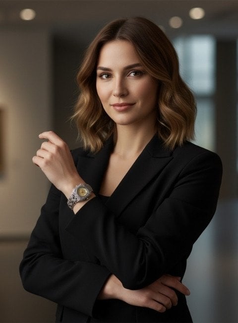 Gümüş Kadın Kol Saati