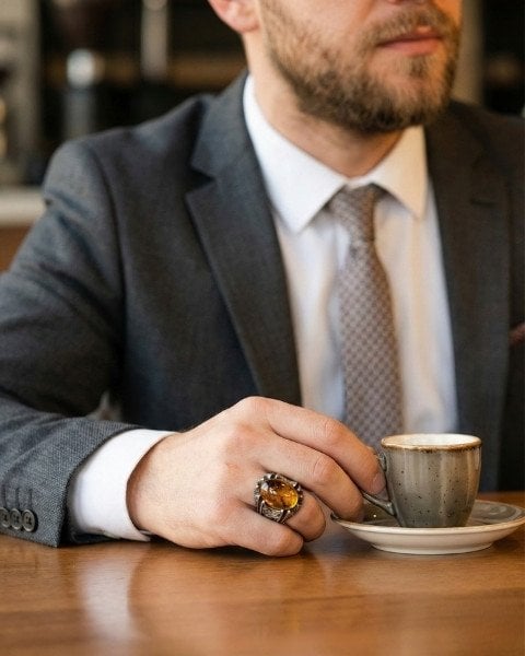 GÜMÜŞ ERKEK YÜZÜK